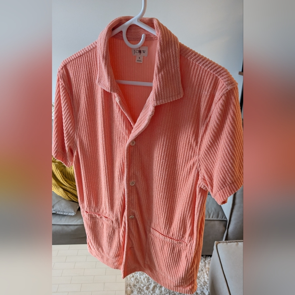 J. Crew Pink Casual Button Down Shirt